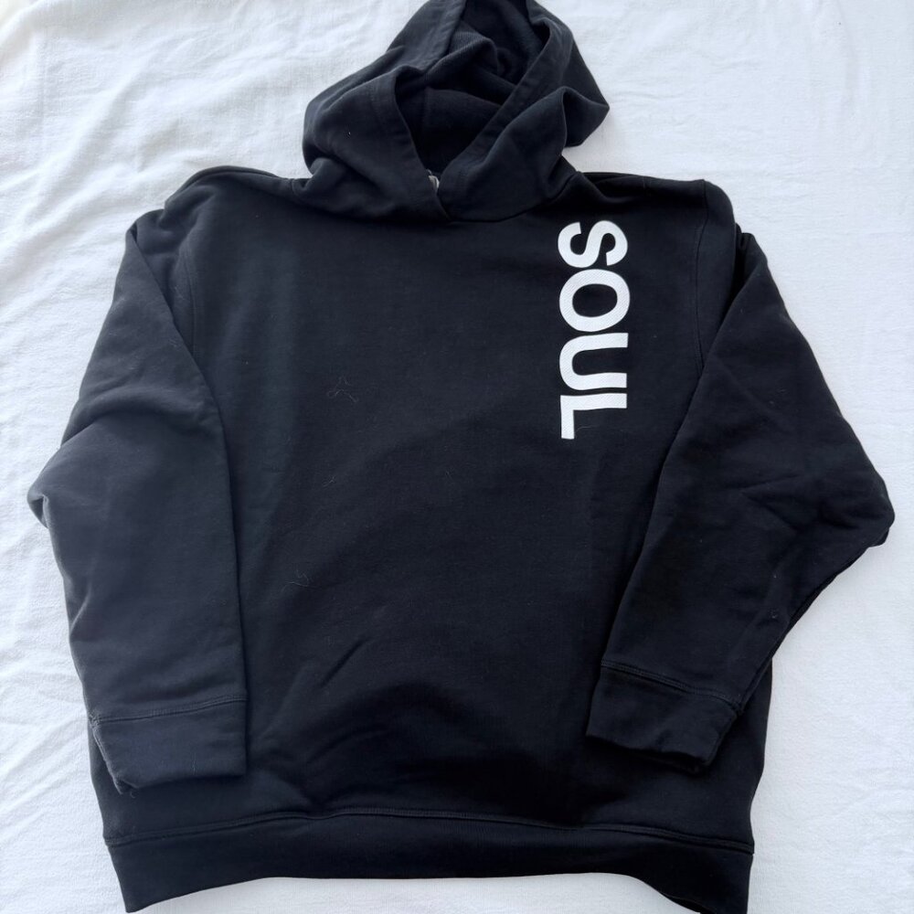 Black SoulCycle Hoodie with Pockets - Size Large